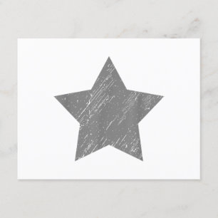 Star Distressed Grey  Star Informatiekaartje