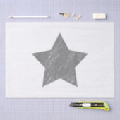 Star Distressed Grey Star Tissuepapier (Craft)