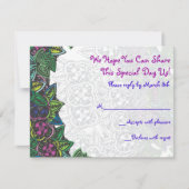 Star & Dragonfly Bar Bat Mitswa Uitnodiging Beantw (Voorkant)