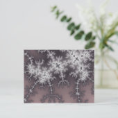 Star Dust - Fractal Briefkaart (Staand voorkant)