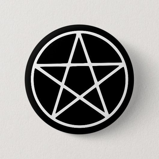 Star - Emo - Gothic - Button (Voorkant)