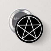 Star - Emo - Gothic - Button (Voorkant /achterkant)
