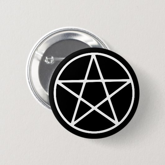 Star - Emo - Gothic - Button (Voorkant /achterkant)