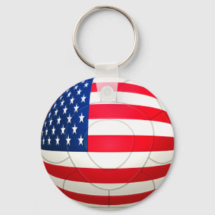 Star en Stripes - USA Soccer Sleutelhanger