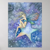 Star Fairy Faery Poster Print van Molly Harrison (Voorkant)
