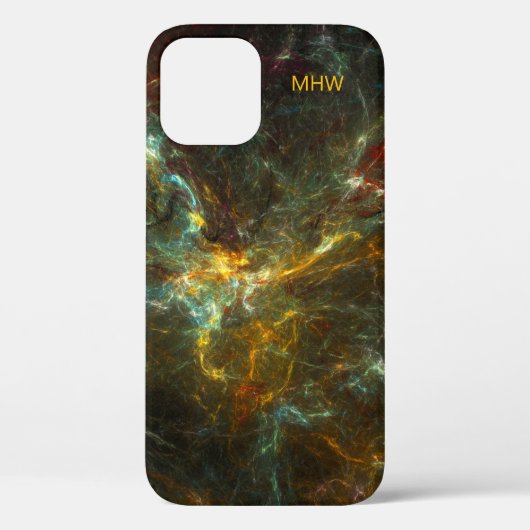 Star Field aangepaste monogram telefoonhoesjes Case-Mate iPhone Case (Achterkant)