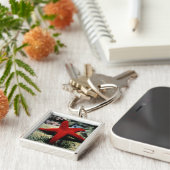 Star Fish | Rood Zee Sleutelhanger (Zijkant)