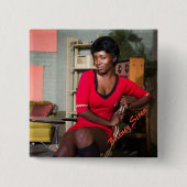 Star fleet cosplay Pin Vierkante Button 5,1 Cm (Voorkant)