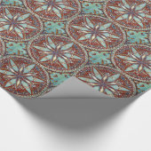 Star Flower Mandala Cadeaupapier (Hoek)