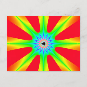 Star - Fractal Briefkaart