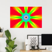 Star - Fractal Poster (Thuiskantoor)