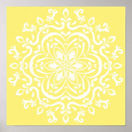 Star Fruit Mandala Poster (Voorkant)