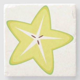 Star Fruit Stenen Onderzetter