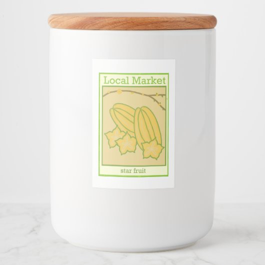 Star fruit sticker (Voorkant)