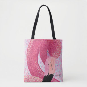 Star Fruit the Flamingo Canvas tas