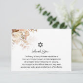 Star funéraire de David Mémorial aquarelle Merci (Debout devant)