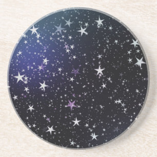 Star Gazer Natuur Sky Space Peace Love Destiny Zandsteen Onderzetter