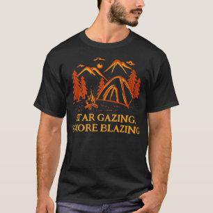 Star Gazing Smore Blazing Camping Friends Camper B T-shirt