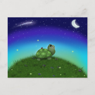 Star Gazing Turtle Briefkaart