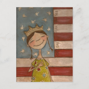 Star-gekrenkte prinses - Briefkaart