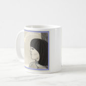 Star Girl White 11 oz Koffiemok (Voorkant links)