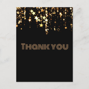 Star Gold merci carte postale