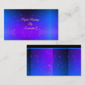 Star Gold Spiritueel Planet Paarse Visitekaartjes (Voorkant / Achterkant)