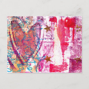 Star Heart Briefkaart