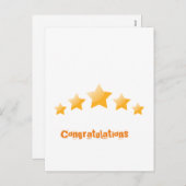 Star Holiday Briefkaart (Voorkant / Achterkant)