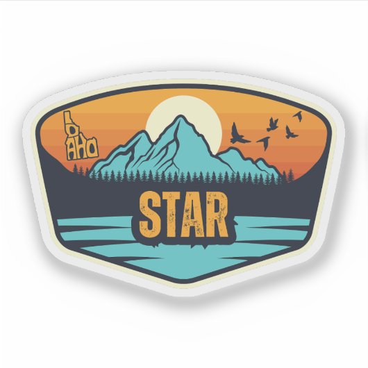 Star, Idaho Sticker (Voorkant)