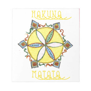 Star in de Making Hakuna Matata Notitieblok