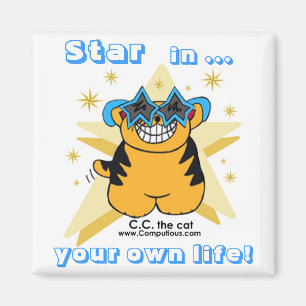 "STAR in UW EIGEN LEVEN!" Magneet