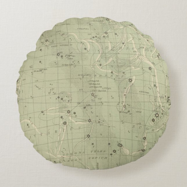 Star-kaart 2 rond kussen (Voorkant)