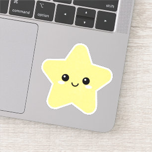 Star Karakter Vinyl Sticker voor Waterfles enz