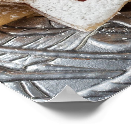 Star Kerstkoekjes Poster (Hoek)