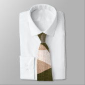 Star-Label op Burlap Camouflage Style Stropdas (Gebonden)