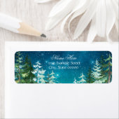 Star Light Night Forest retouradres Etiket (Insitu)