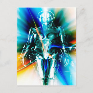 Star Light Robot Briefkaart