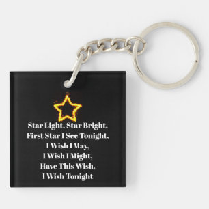 Star Light Star Bright Acryl Sleutelhanger