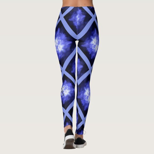 Star Light Star Bright Blue Leggings (Dos)