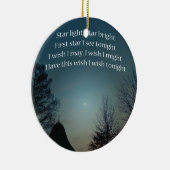 Star Light Star Bright Keramisch Ornament (Rechts)