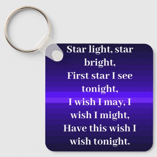 Star Light Star Bright Sleutelhanger (Voorkant)