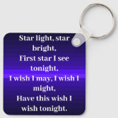 Star Light Star Bright Sleutelhanger (Achterkant)
