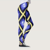 Star Light Star Bright Yellow Blue Leggings (Rechts)