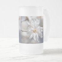 Star Magnolia Bloom Mok van geblazen glas