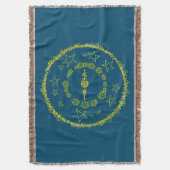 Star Mandala - Blanket Deken (Voorkant Verticaal)