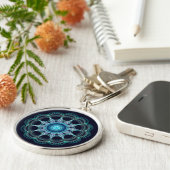 Star mandala sleutelhanger (Zijkant)