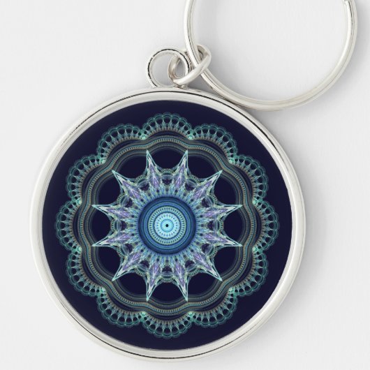 Star mandala sleutelhanger (Voorkant)