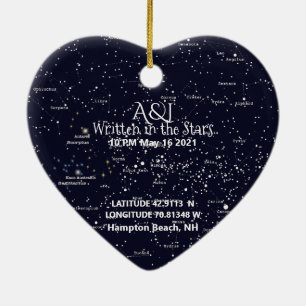 Star Map en Photo Ornament