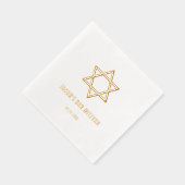Star moderne de David Bar Mitzvah Or (Droite)